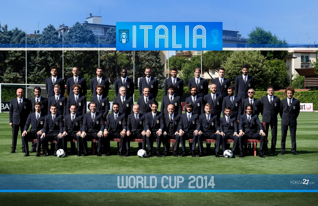 Official Italy World Cup 2014 Team Photos Walls/Posters Forza27