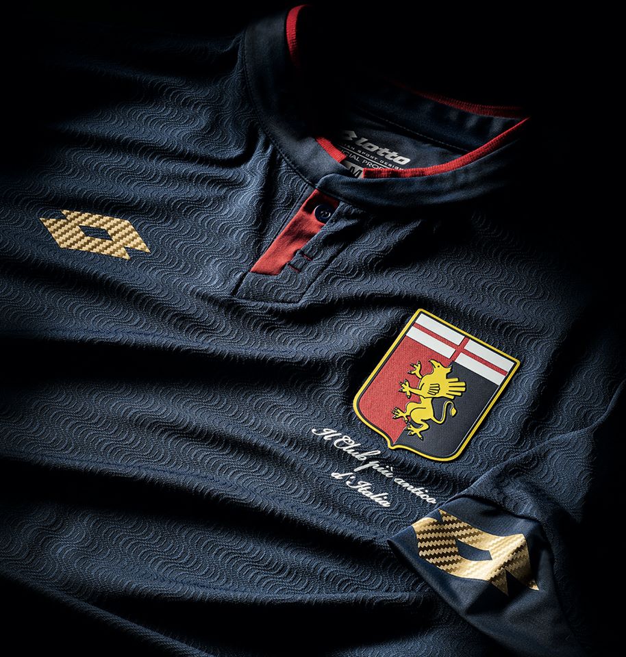 Genoa CFC 2017/18 Lotto Home Kit - FOOTBALL FASHION