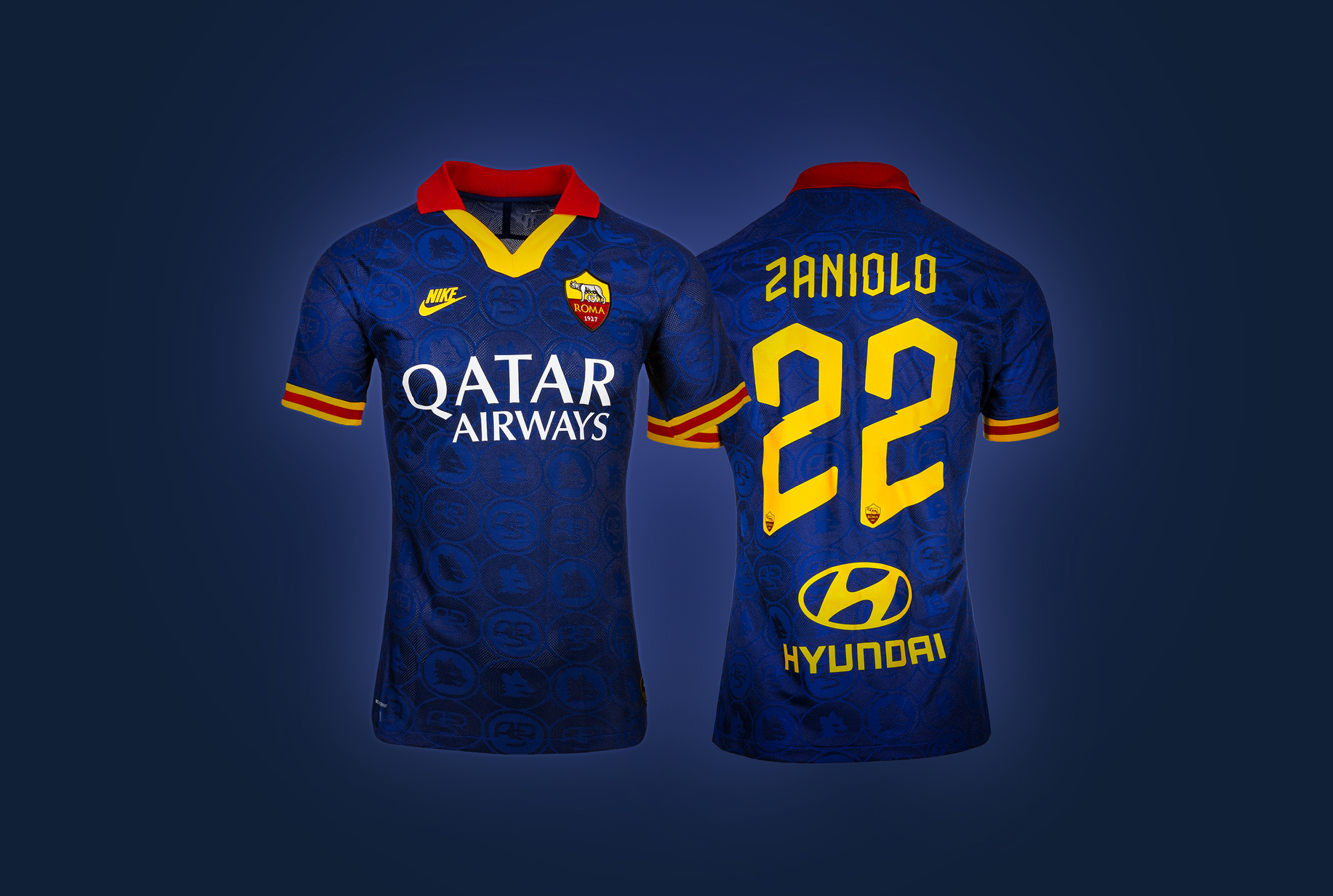 as roma blue jersey