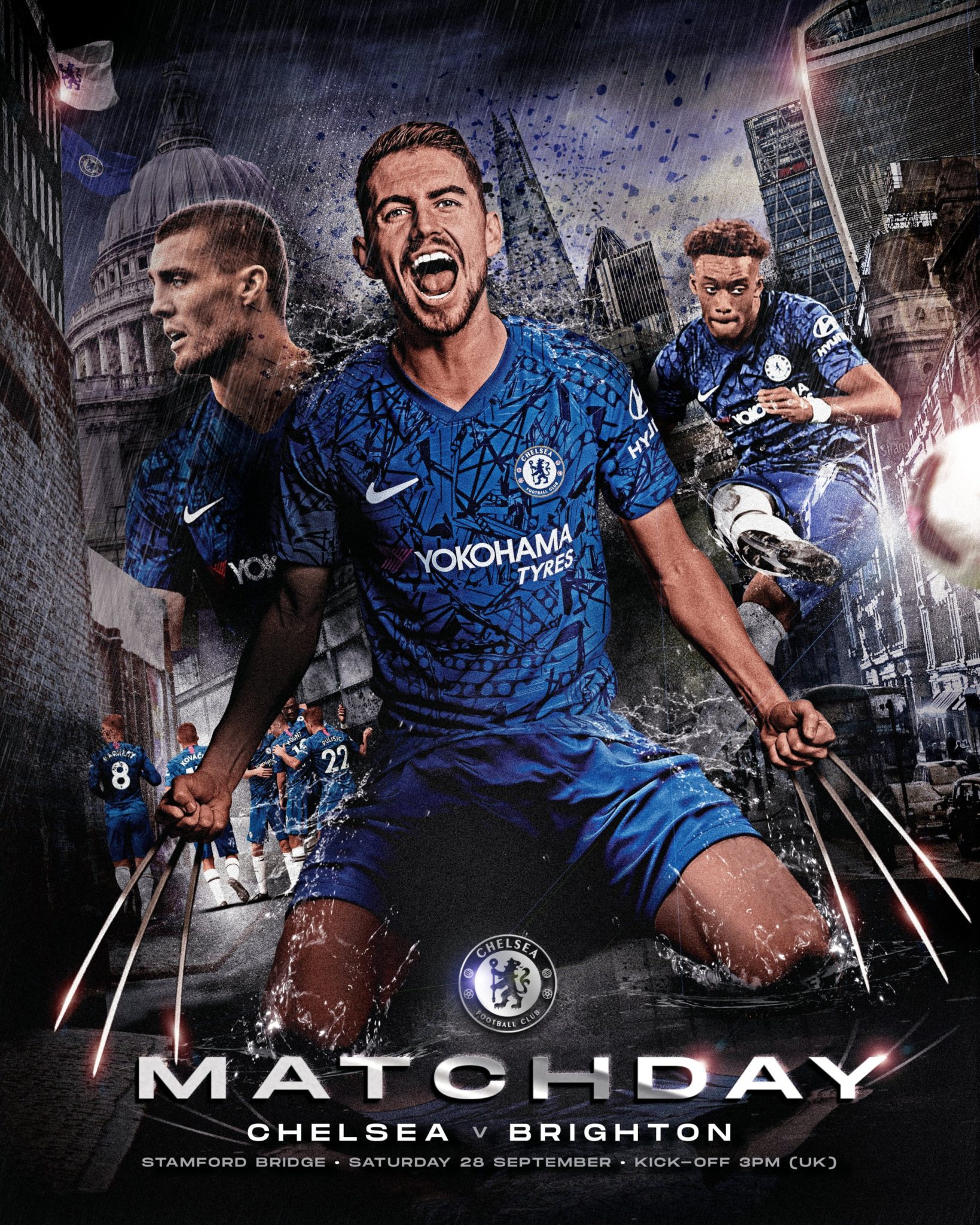 Chelsea FC Artwork by The Sporting Press Forza27