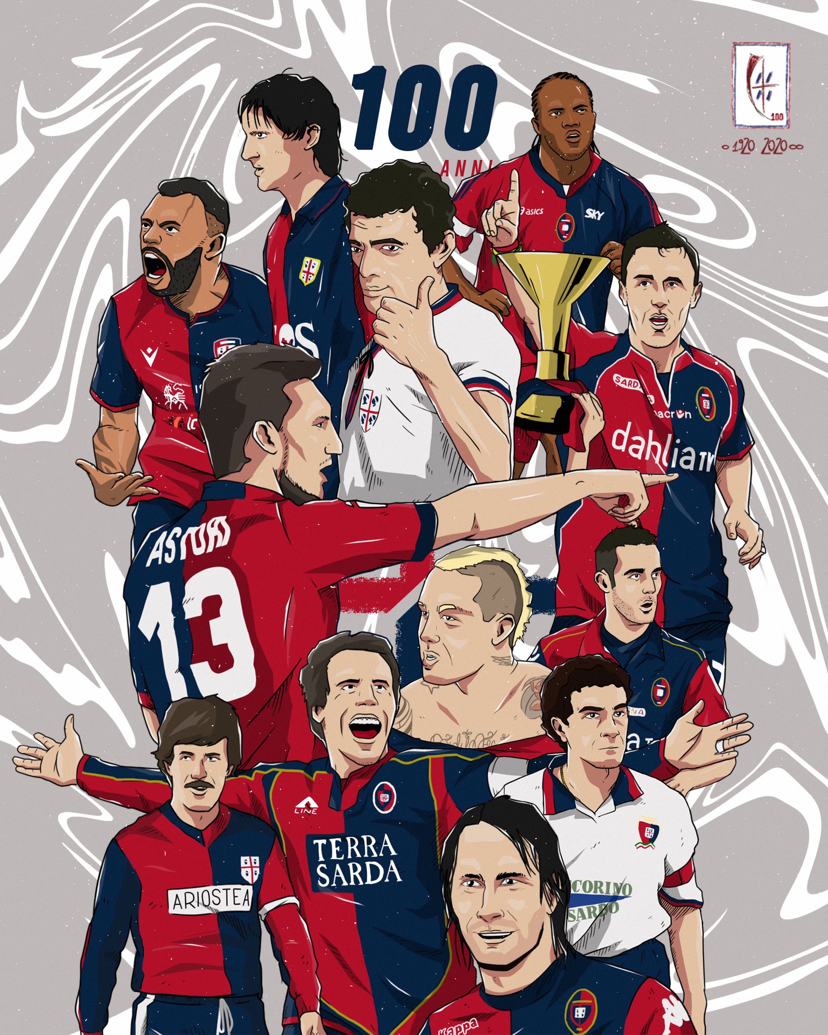 Cagliari Calcio Football Shirts - Club Football Shirts